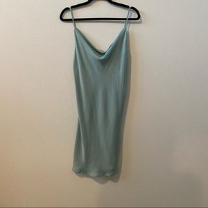 NASTYGAL Blue slip dress